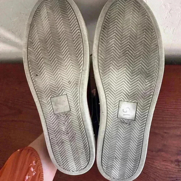 Maison Martin Margiela Men’s Red Leather High Top Shoes Size 44 - Picture 12 of 12